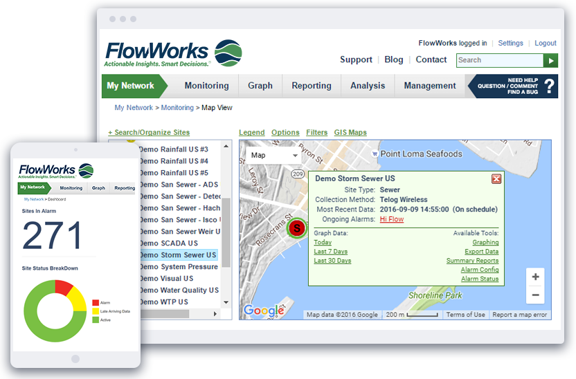 FlowWorks Application.