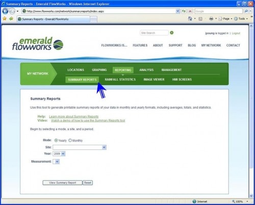 Summary Reports Tool