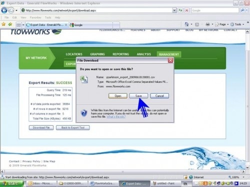 Save Downloaded Data