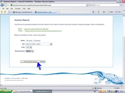 Generating Yearly Summary Report