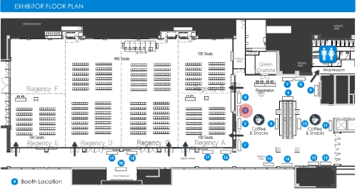 CWRA exhibitor floor plan