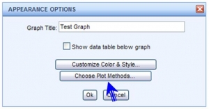screenshot data plot change Data plot method changes