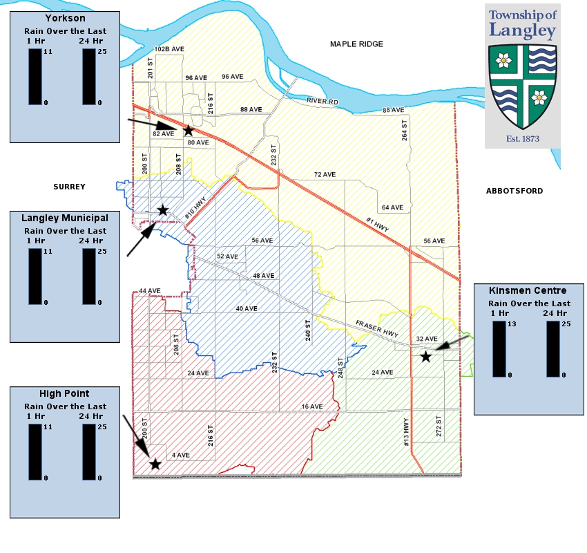 Map of Langley